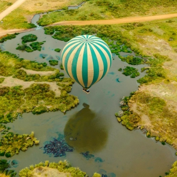 Heißluftballon Safari